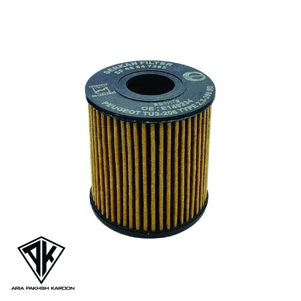 فیلتر روغن پژو 206 سرکان کد SERKAN SF 7255 - Image 2